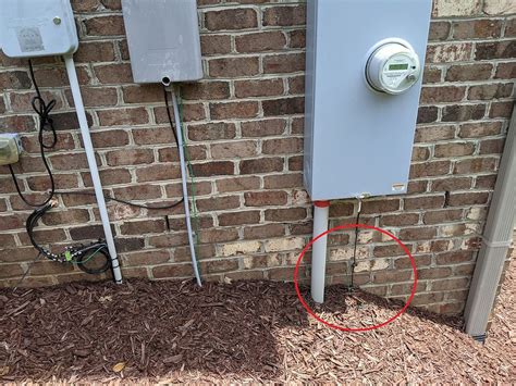 how to attach a ground rod to electrical meter box|how to ground electric meter.